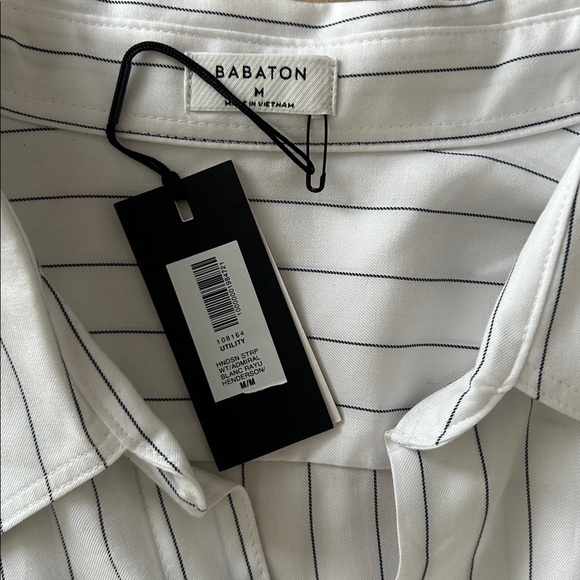 Babaton Utility Shirt - Hudson Strip with Admiral - Picture 7 of 8